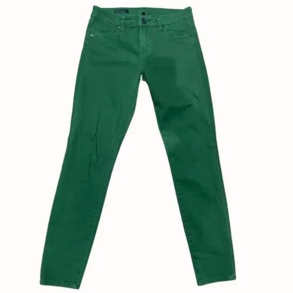 KUT FROM THE KLOTH Bridgette Ankle Skinny Jeans Green Size 2 - Picture 1 of 3